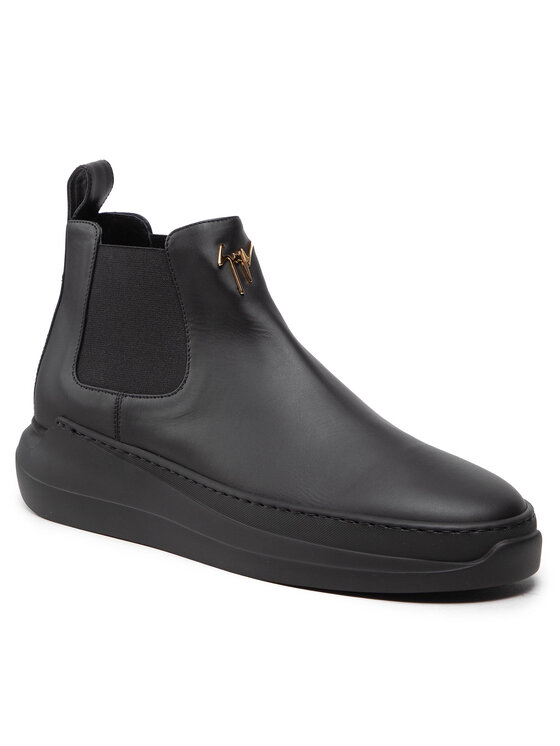 GIUSEPPE ZANOTTI Giuseppe Zanotti Kotníková obuv s elastickým prvkem EU20001 Černá