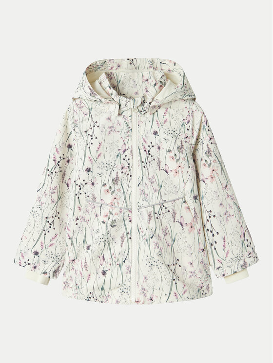 NAME IT NAME IT Übergangsjacke Maxi 13238161 Écru Regular Fit