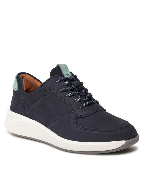 Clarks Un Rio Sprint Sneaker Wit leer/suede online kopen. | Van Alphen Schoenen