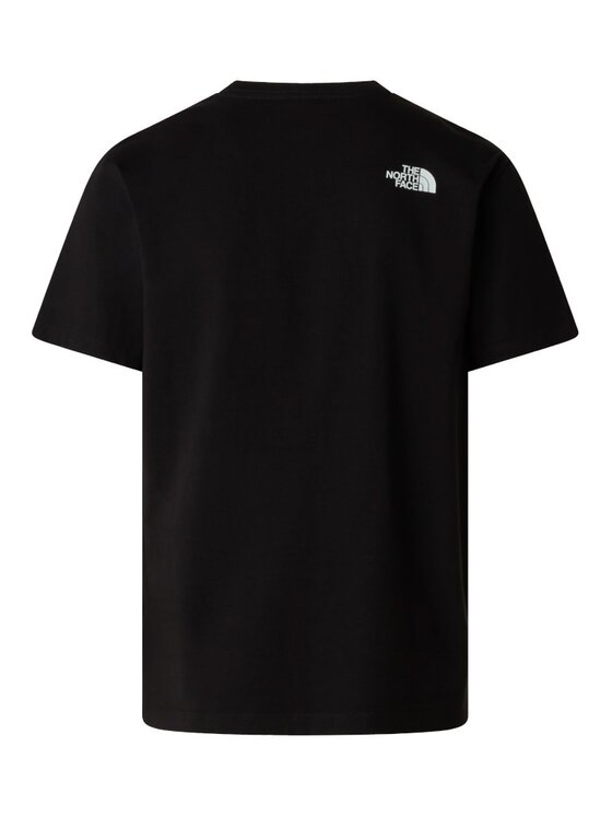 The North Face The North Face T-Shirt Mountain Line Regular Tee Czarny Regular Fit