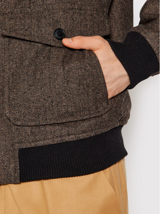 Selected Homme Selected Homme Преходно яке Warwick 16080375 Кафяв Regular Fit