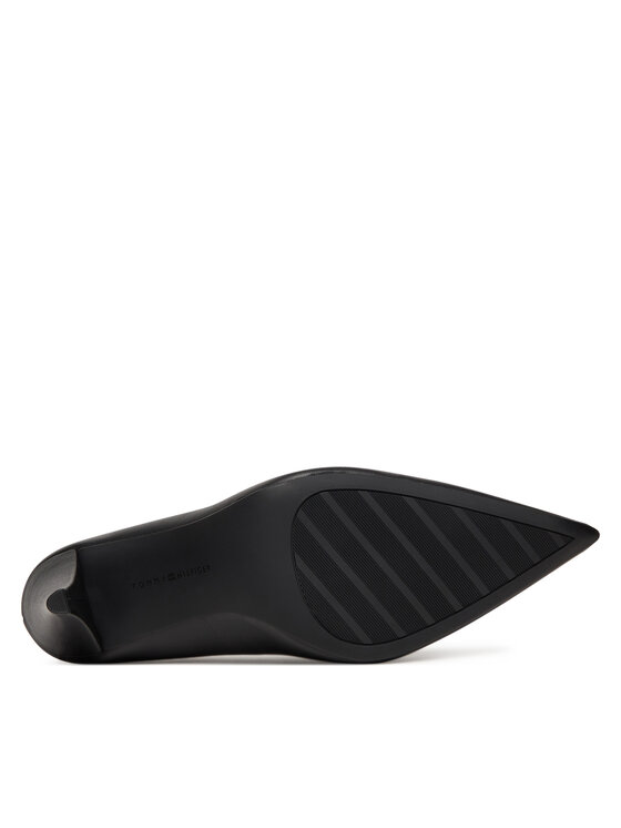 Tommy Hilfiger Tommy Hilfiger Körömcipők Th Smooth Leather Pump FW0FW08960 Fekete
