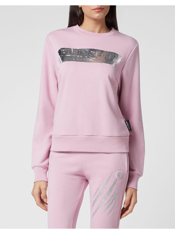 Plein Sport Plein Sport Longsleeve 3155 Fioletowy Regular Fit