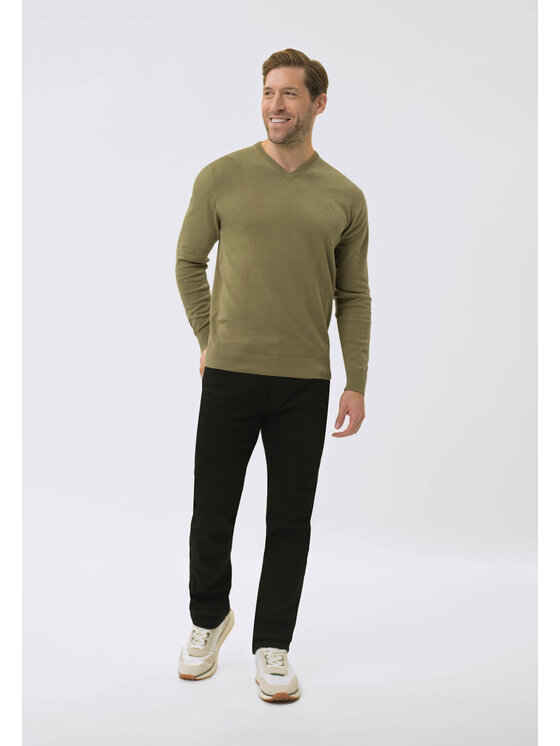 Volcano Volcano Sweter S-KLARO Zielony Regular Fit