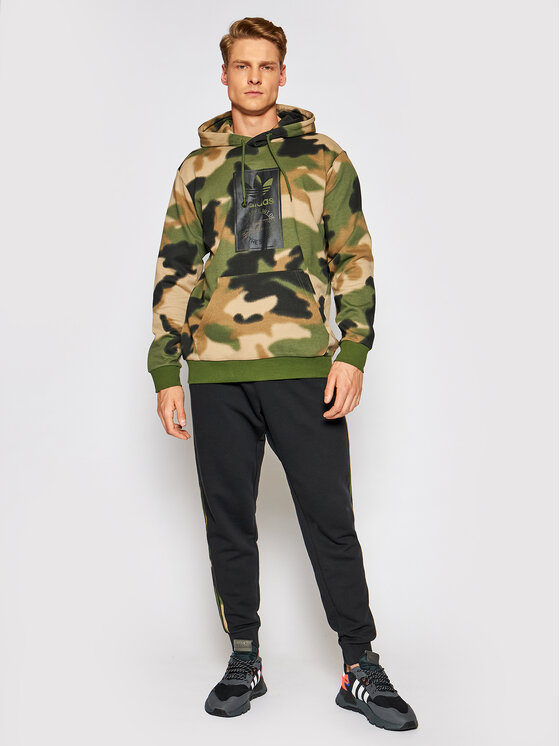 adidas Jogginghose Camo GN1861 Schwarz Fitted Fit • Modivo.de