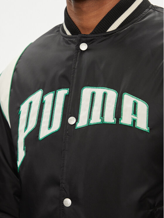 Puma Puma Μπόμπερ μπουφάν Varsity 623691 Μαύρο Oversize