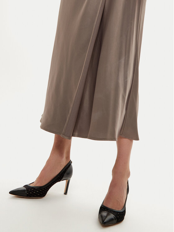 Guess Guess Midi szoknya Anastasia W4BD56 WGIG2 Bézs Regular Fit