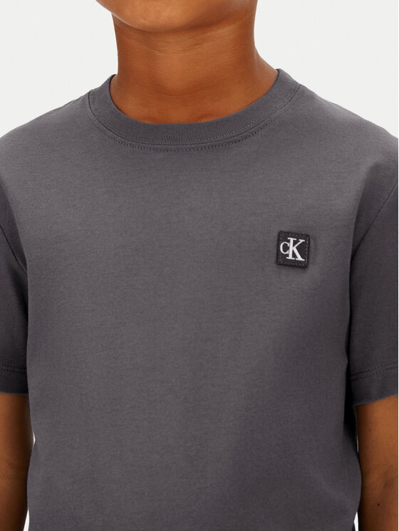 Calvin Klein Jeans Calvin Klein Jeans Tričko IU0IU00543 Sivá Regular Fit