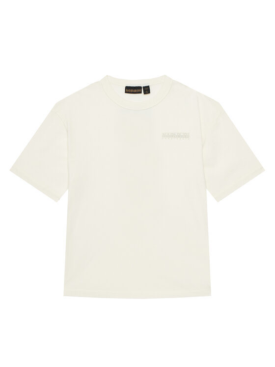 Napapijri Napapijri T-krekls S-Ahr NP0A88ZO D Écru Regular Fit