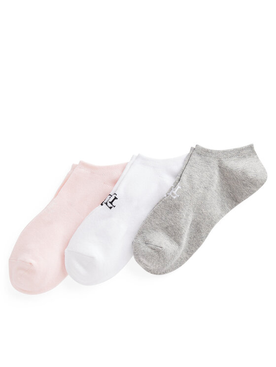 Set de 3 perechi de șosete medii de damă LAUREN RALPH LAUREN 454846731002 Colorat