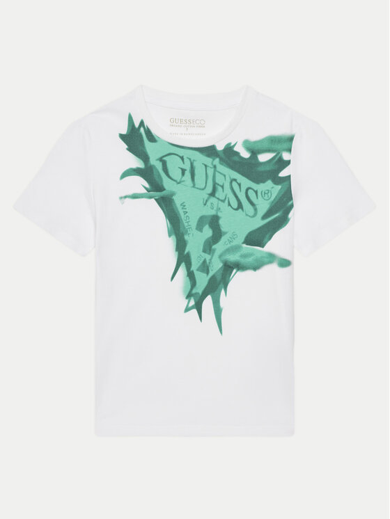 Guess Guess T-shirt L5GI20 K8HM4 Bianco Regular Fit