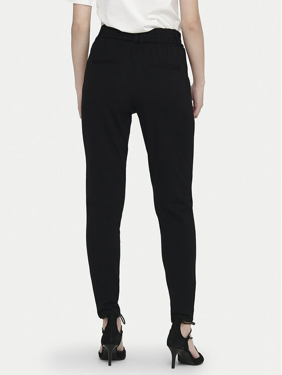 ONLY ONLY Riidest püksid Poptrash 15115847 Must Regular Fit