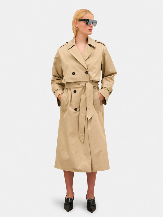 Karen by Simonsen Karen by Simonsen Vihmamantel Mari 10104755 Beež Regular Fit