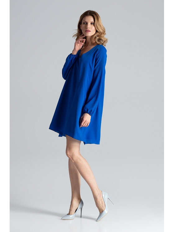 FIGL FIGL Šaty M566 Modrá Regular Fit