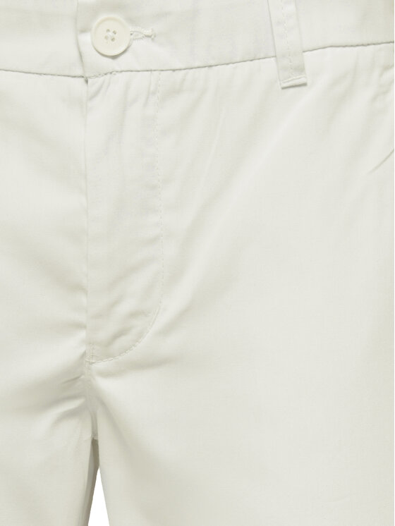 Only & Sons Only & Sons Pantalon scurți din material Skal 22034682 Écru Slim Fit