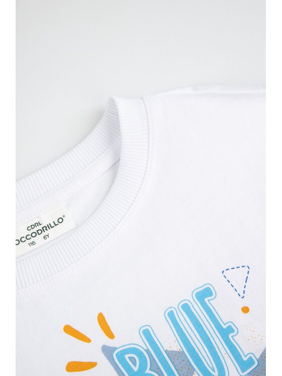 Coccodrillo Coccodrillo T-Shirt WC5143206LBD-001 Bílá Regular Fit