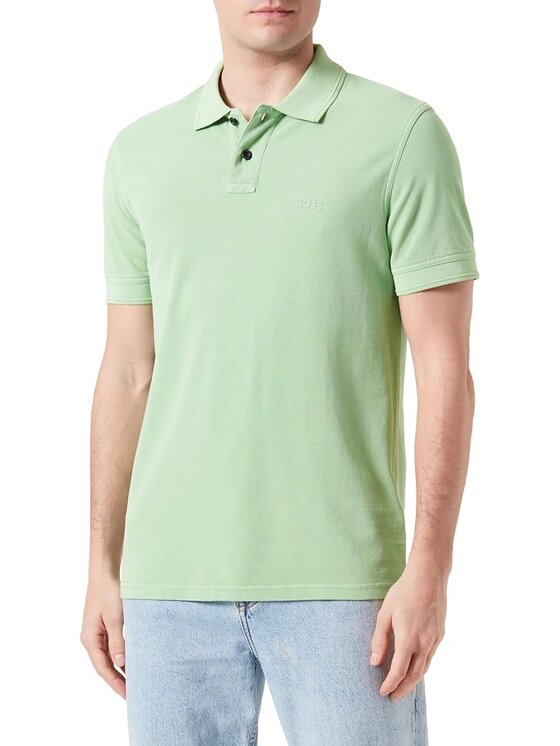 BOSS BOSS Polo 50507813-372 Zielony Regular Fit