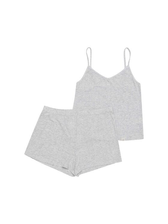 Esotiq Esotiq Piżama 42194 Szary Regular Fit