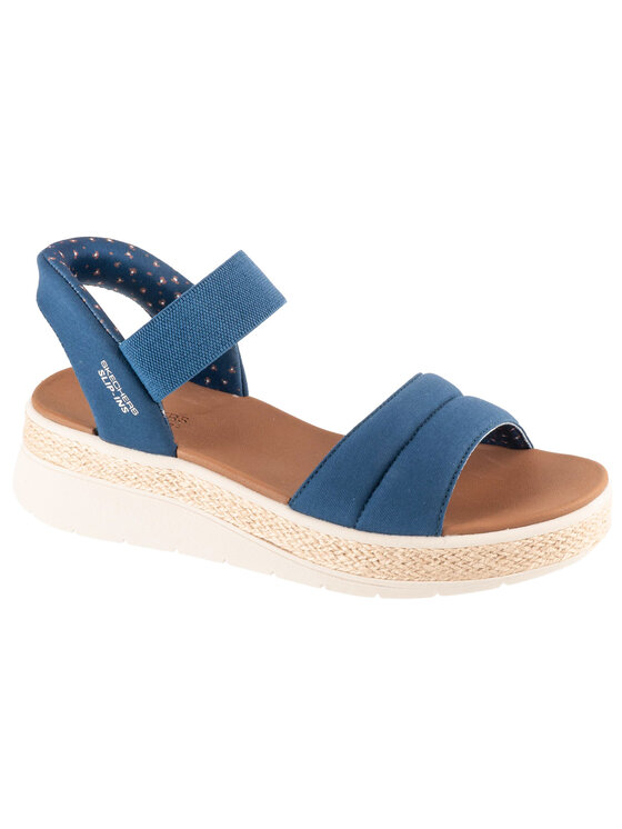 Skechers Skechers Sandali Skechers Slip-Ins: BOBS Sun Ray Blu scuro
