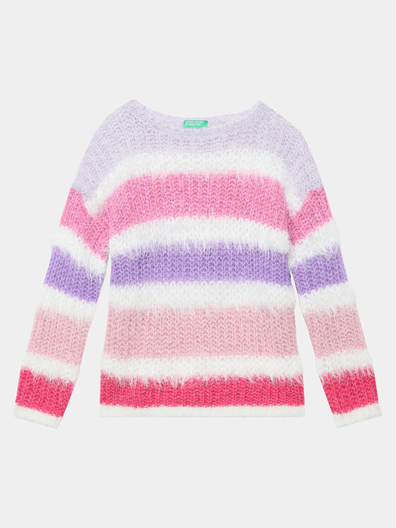 United Colors Of Benetton Pulover 116QQ103W Colorat Relaxed Fit