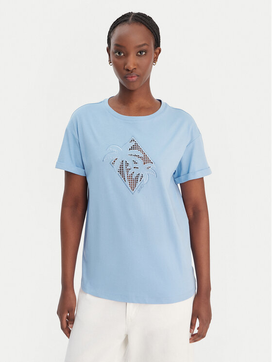 Liu Jo Liu Jo Tricou WA6413 JS904 Albastru Regular Fit
