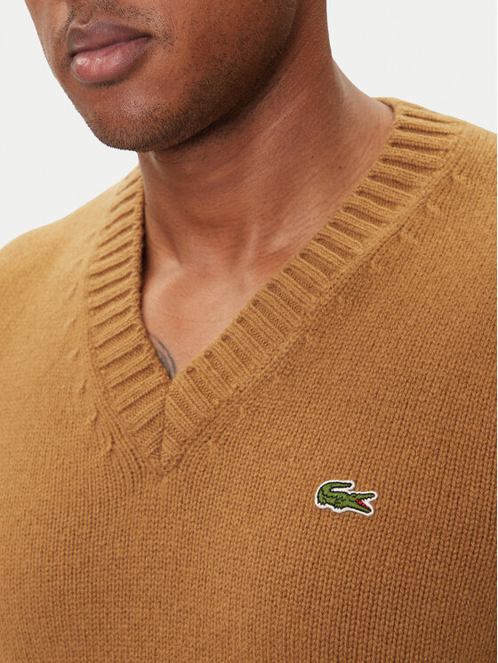 Lacoste Lacoste Sweater AH5180 Barna Regular Fit