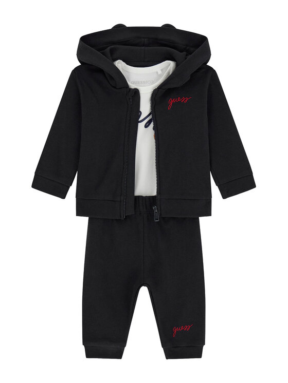 Guess Guess Set majica dugih rukava, body i trenerka H6YG09 K4135 Tamnoplava Regular Fit