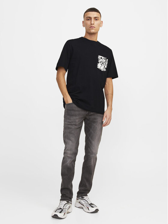Jack&Jones Jack&Jones T-shirt Lafayette 12250435 Crna Standard Fit
