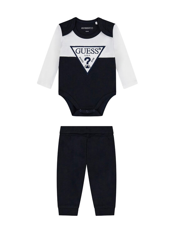 Guess Set body și pantalon H6YG04 4K4125 Negru