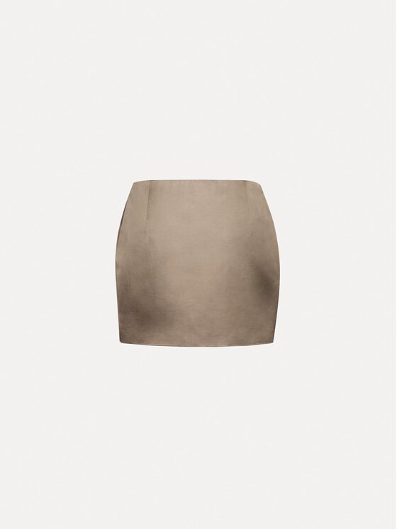 La Mania La Mania Mini sukně BUOY Khaki Basic Fit
