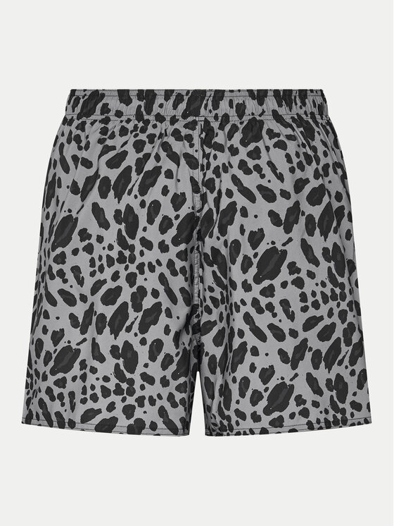adidas adidas Kupaće gaće i hlače Essentials 3-Stripes Animal CLX IS1559 Siva Regular Fit
