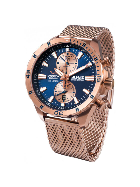 Zegarek Vostok Europe, Brązowy, 6S11-320B660B