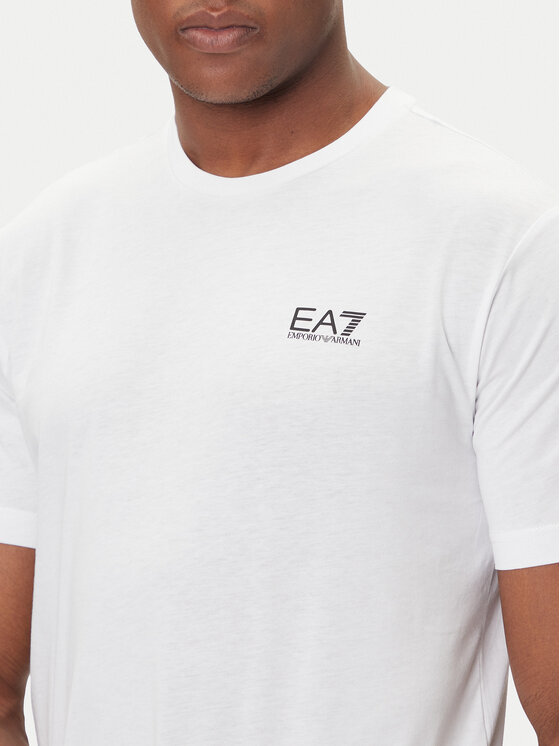 EA7 Emporio Armani EA7 Emporio Armani T-särk 7M000567 AF10375 M0003 Valge Regular Fit
