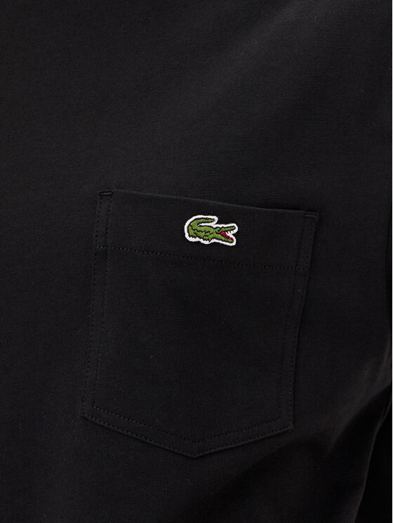 Lacoste Lacoste T-Shirt TH2827 Czarny Regular Fit