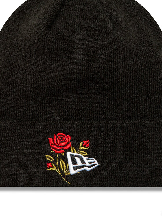 New Era New Era Czapka Rose Icon Cuff Knit Beanie 60580728 Czarny