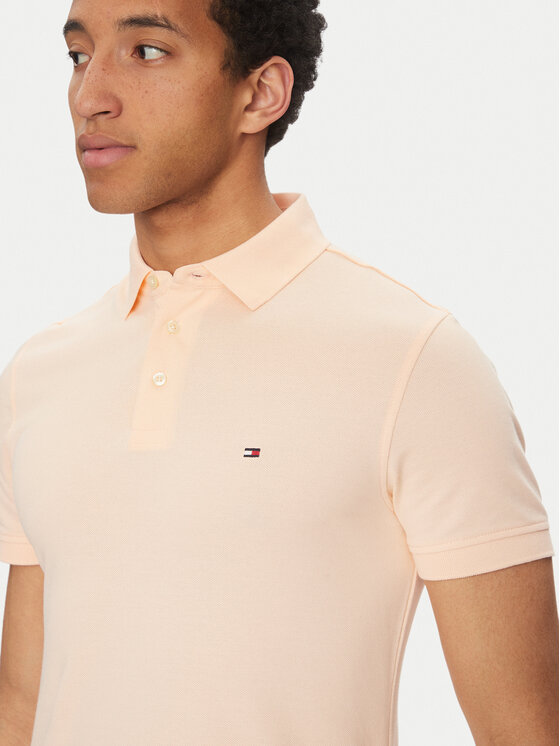 Tommy Hilfiger Tommy Hilfiger Polo marškinėliai 1985 MW0MW17771 Koralų Slim Fit