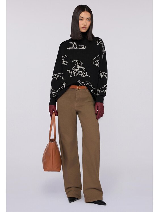 Trussardi Trussardi Maglione M7526001142N033 Nero Over Fit