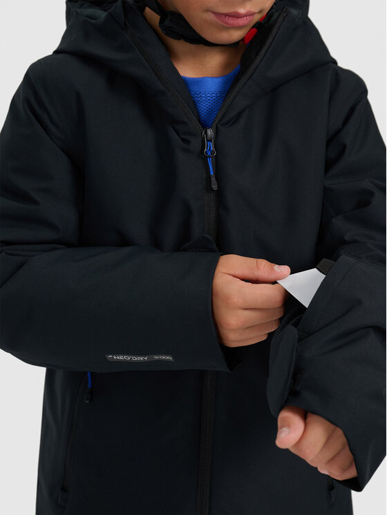 4F 4F Kurtka narciarska BASIC SKI Czarny Regular Fit