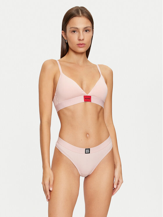 HUGO Hugo Reggiseno Bralette Red Label 50503098 Rosa