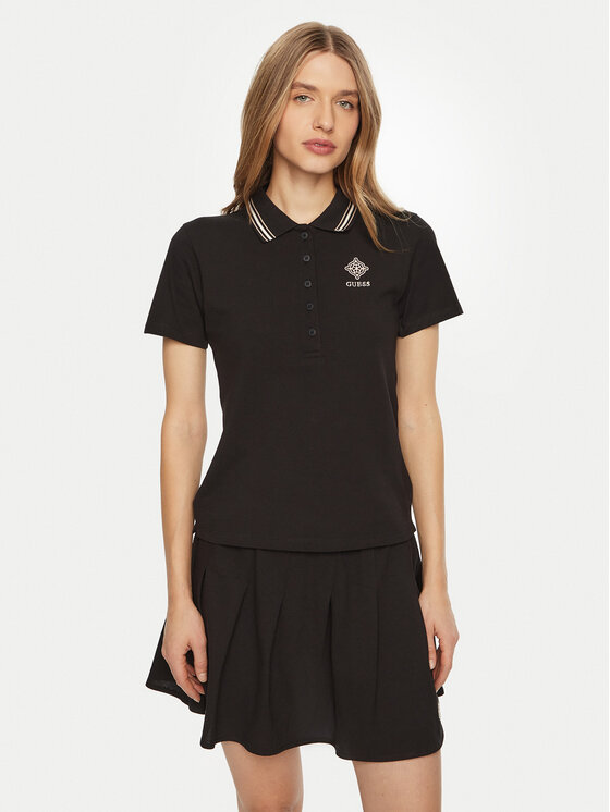 Guess Guess Polokošile V5RP02 KCOK1 Tmavomodrá Regular Fit