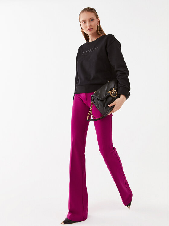 PINKO Pinko Bluza Spam 101781 A130 Czarny Regular Fit