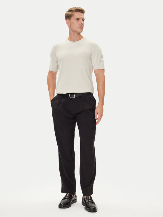 BOSS BOSS Majica H-Ianni 50543161 Écru Regular Fit