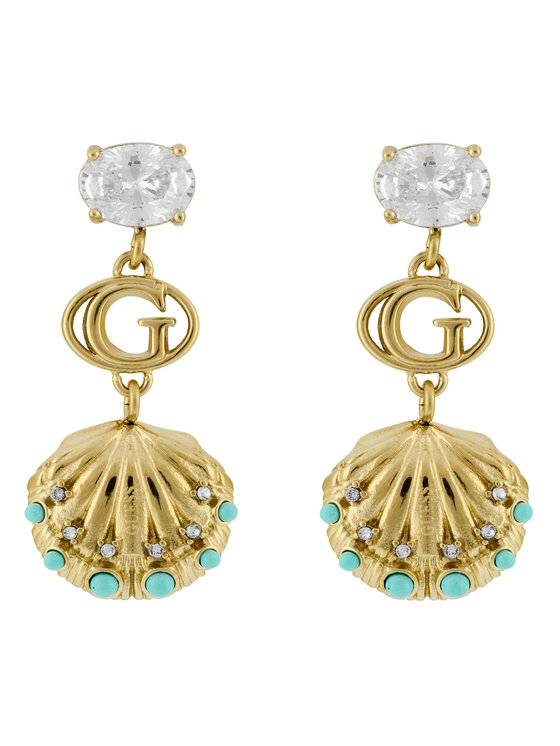 Guess Guess Обици JUBE05 124JW Златист