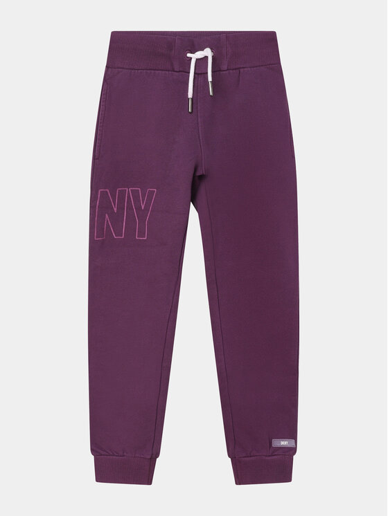 DKNY DKNY Долнище анцуг D54000 D Виолетов Regular Fit