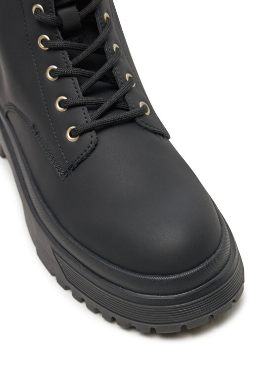 Guess Guess Īsie zābaki FLPPAM LEA10 Melns