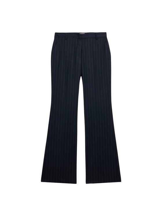 Oltre Oltre Spodnie materiałowe P060R008985N0Z4 Niebieski Flare Fit