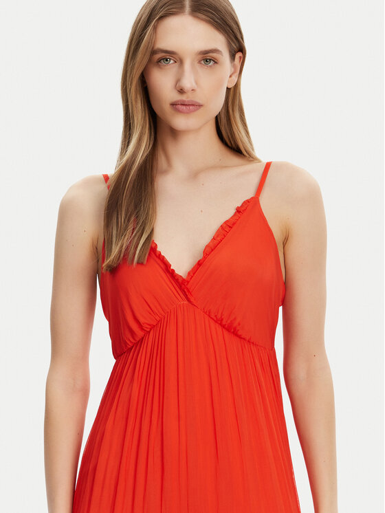 Haveone Haveone Sommerkleid AFF-N011 Orange Loose Fit
