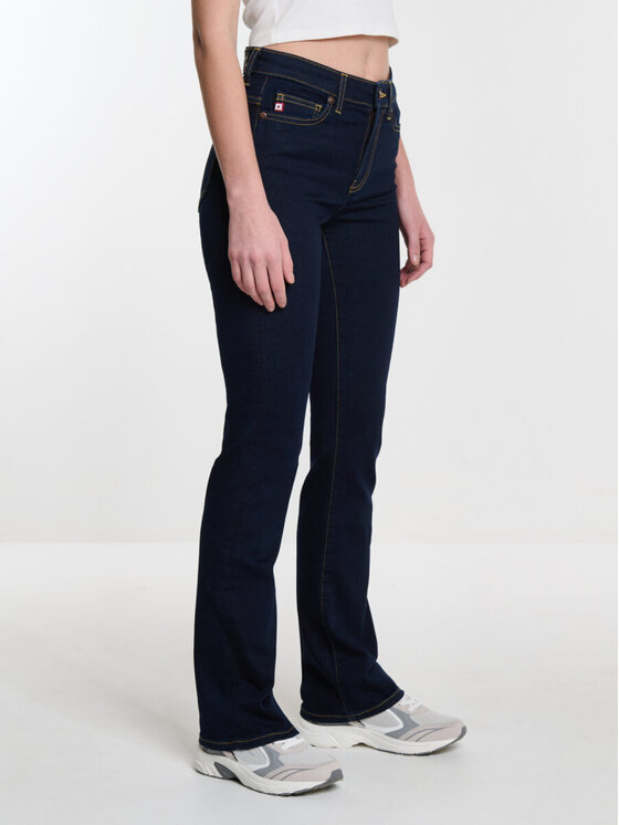 BIG STAR BIG STAR Jeansy ADELA_BOOTCUT_505_190 Granatowy Bootcut Fit