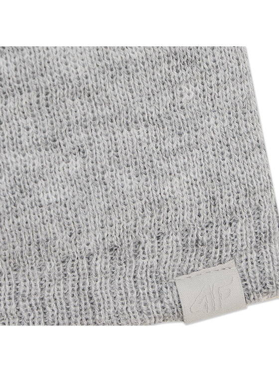4F 4F Čepice H4Z22-CAD001 Šedá