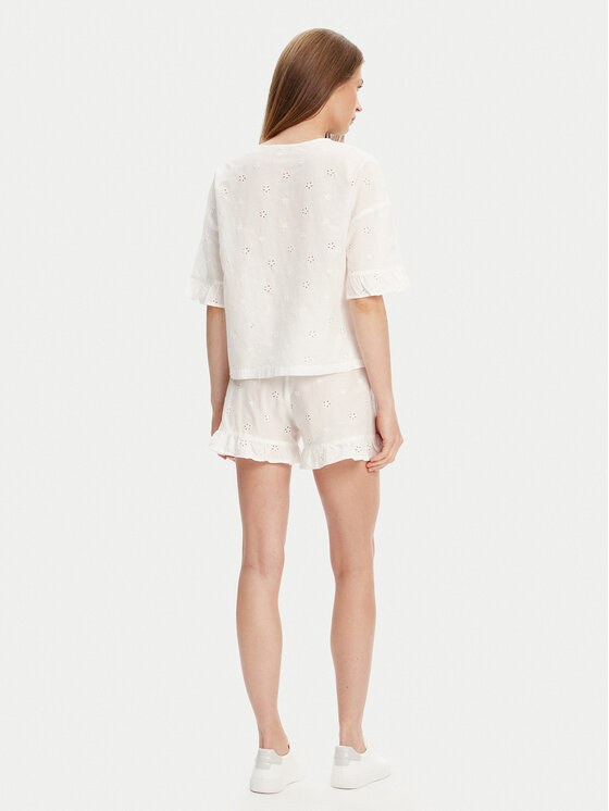 United Colors Of Benetton United Colors Of Benetton Πιτζάμα 4SHX3P03X Εκρού Regular Fit
